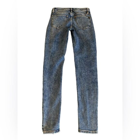 Vigoss Thompson tomboy button up mid rise distressed jeans NWOT size 24 - Picture 13 of 14